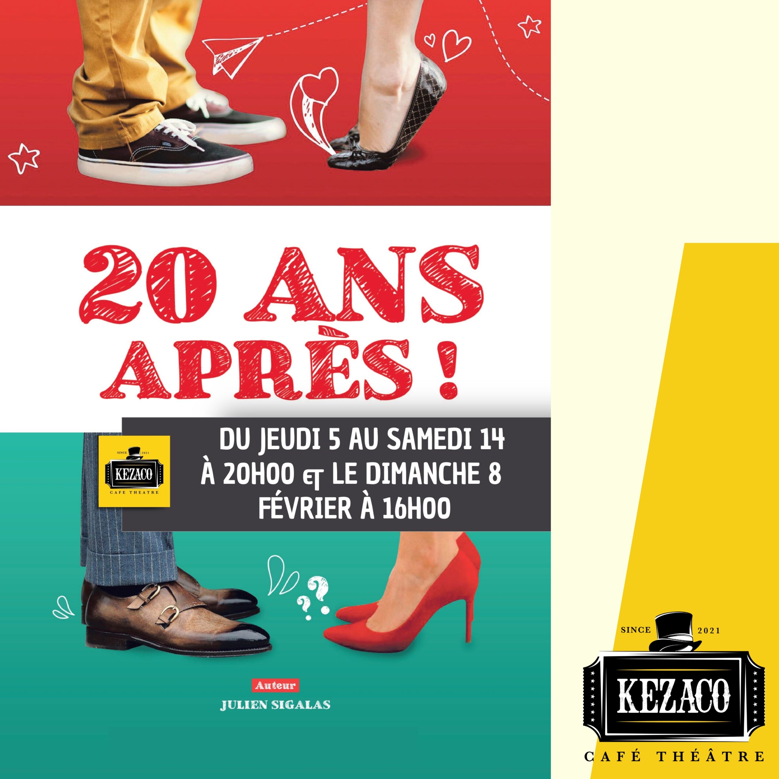 20 ans après ! Au Kezaco Café-Théâtre
