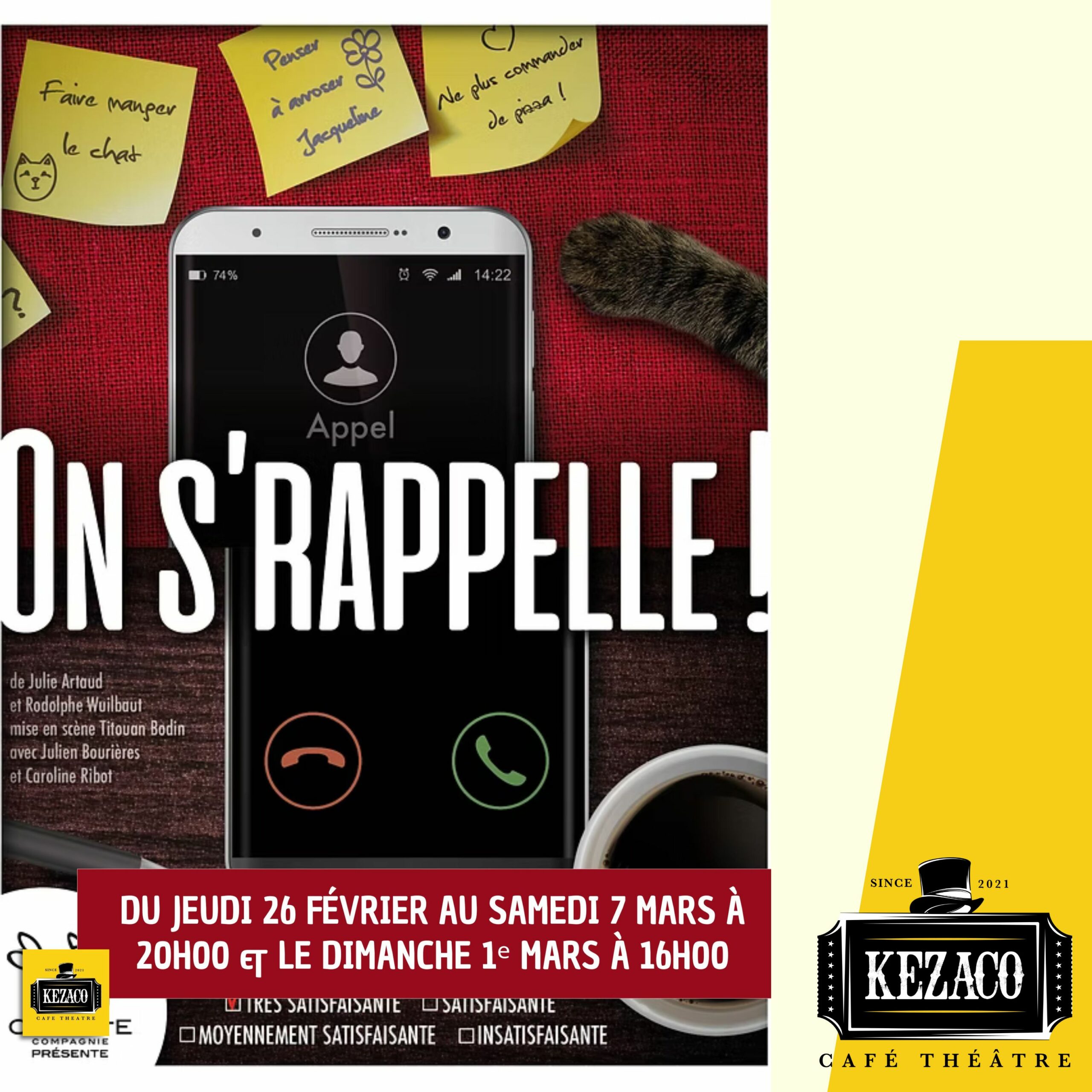 Une comédie absurde et déjantée ! Une création originale proposée par Cocotte Compagnie.