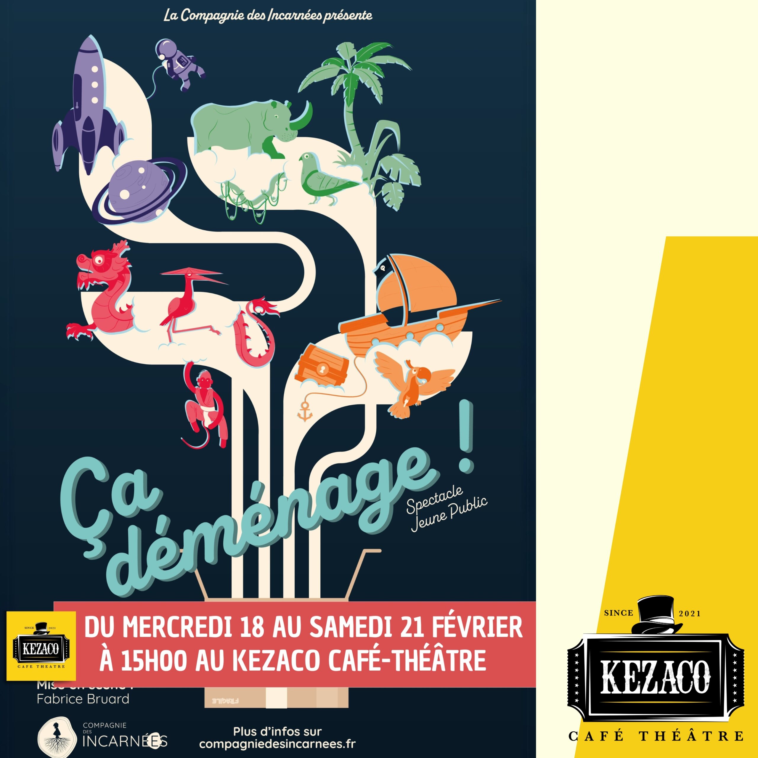 Ça déménage : le spectacle jeune public revient au Kezaco !