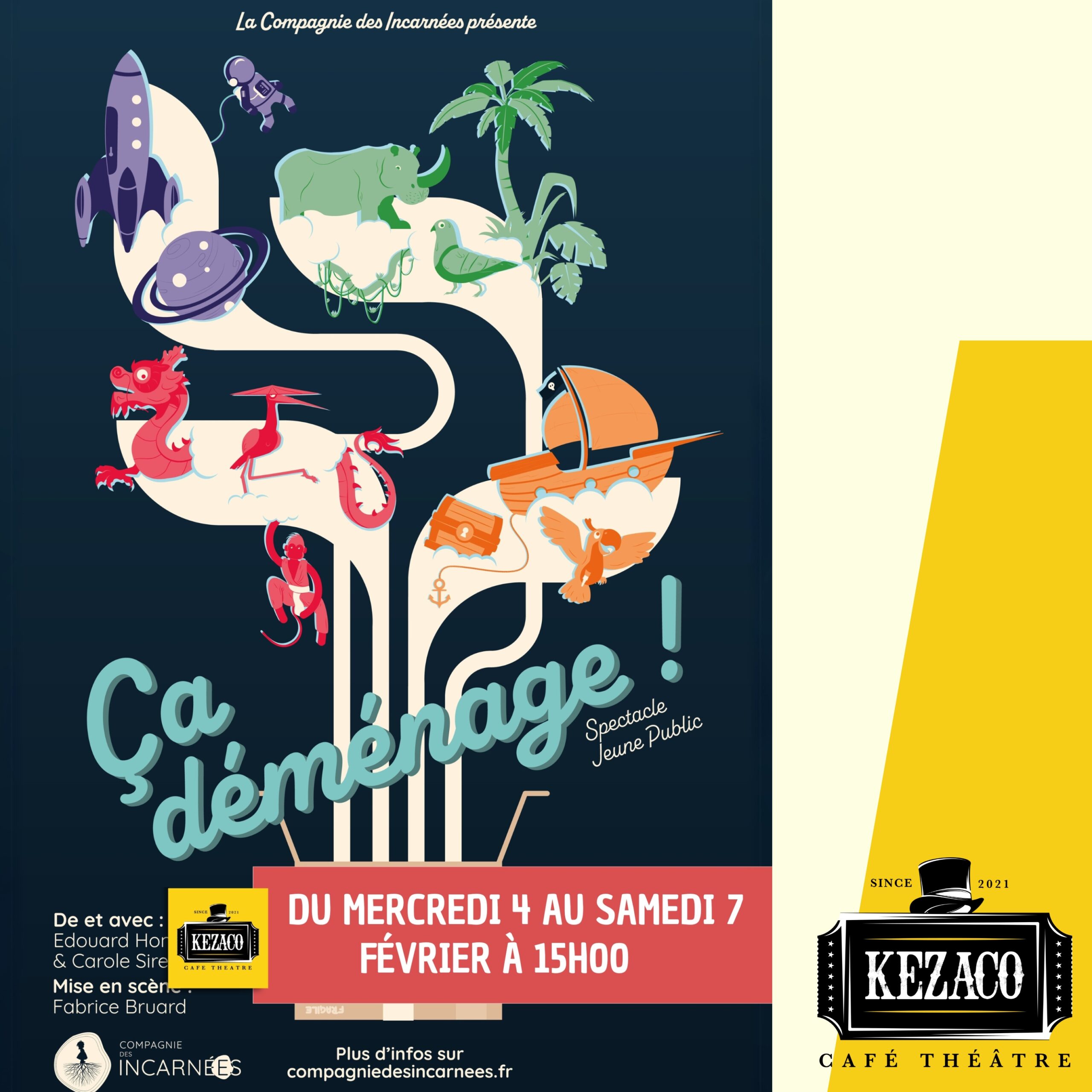 Ça déménage : le spectacle jeune public revient au Kezaco !