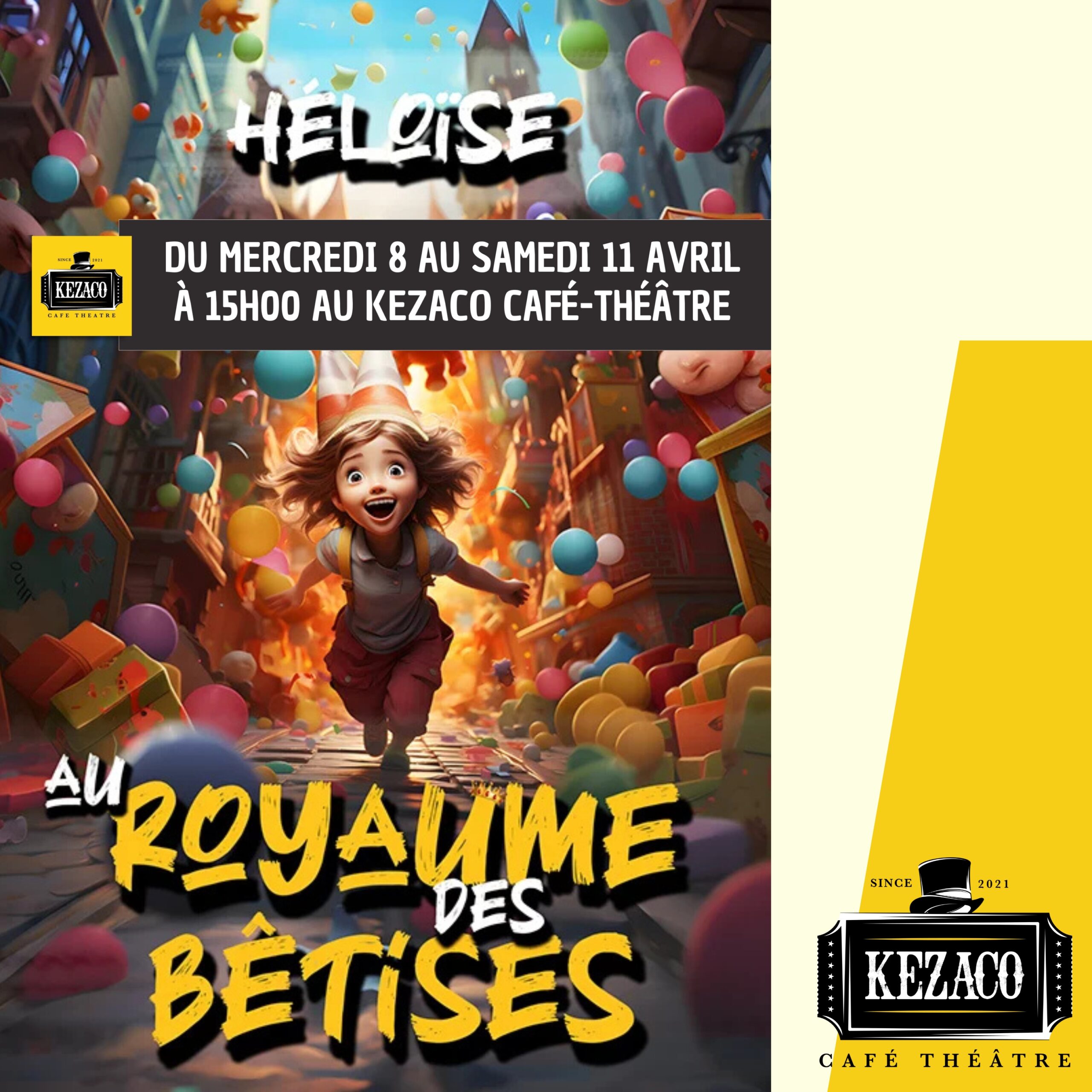 Découvrez nos spectacles jeune public pour une soirée en famille au Kezaco !