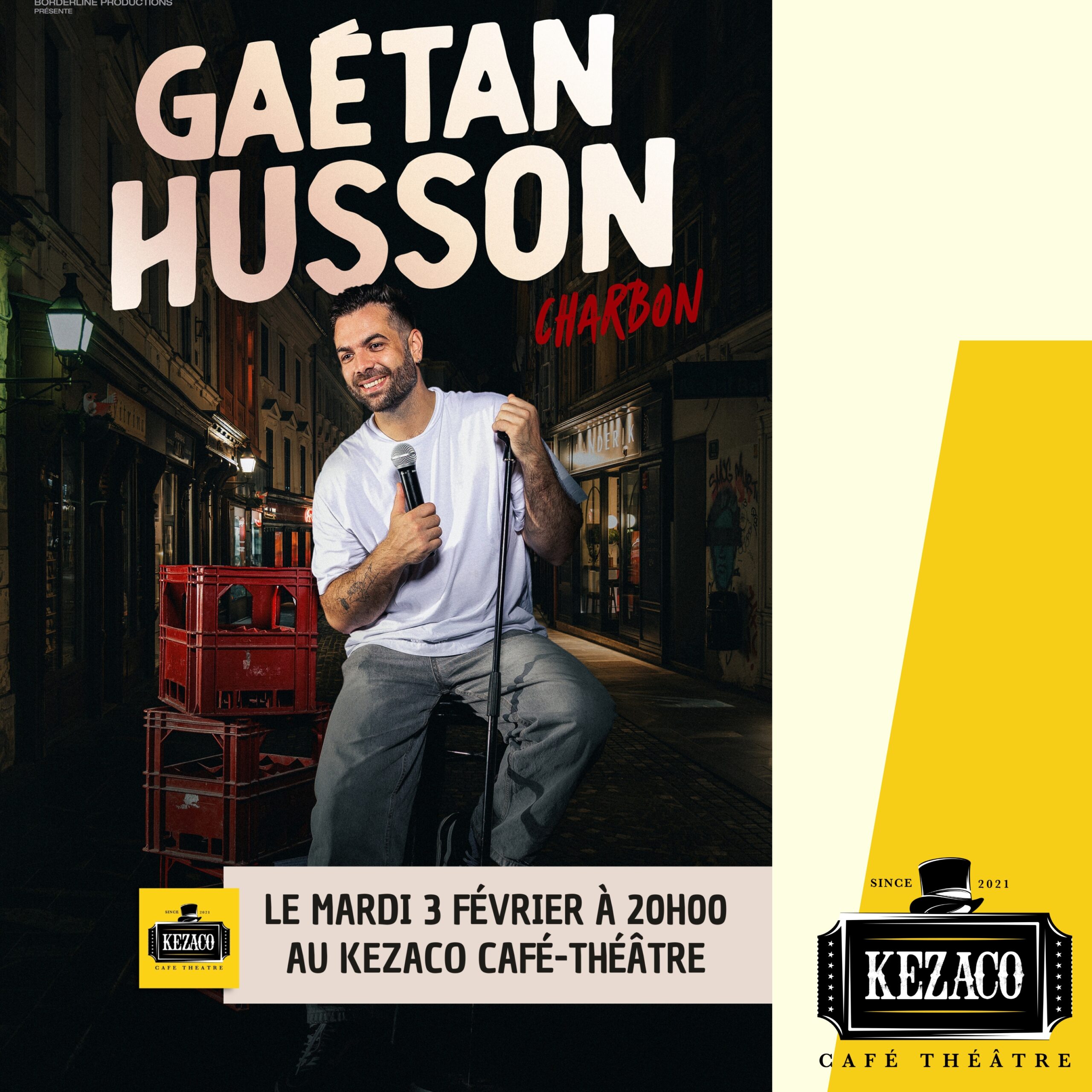Gaétan Husson dans Charbon au Kezaco !