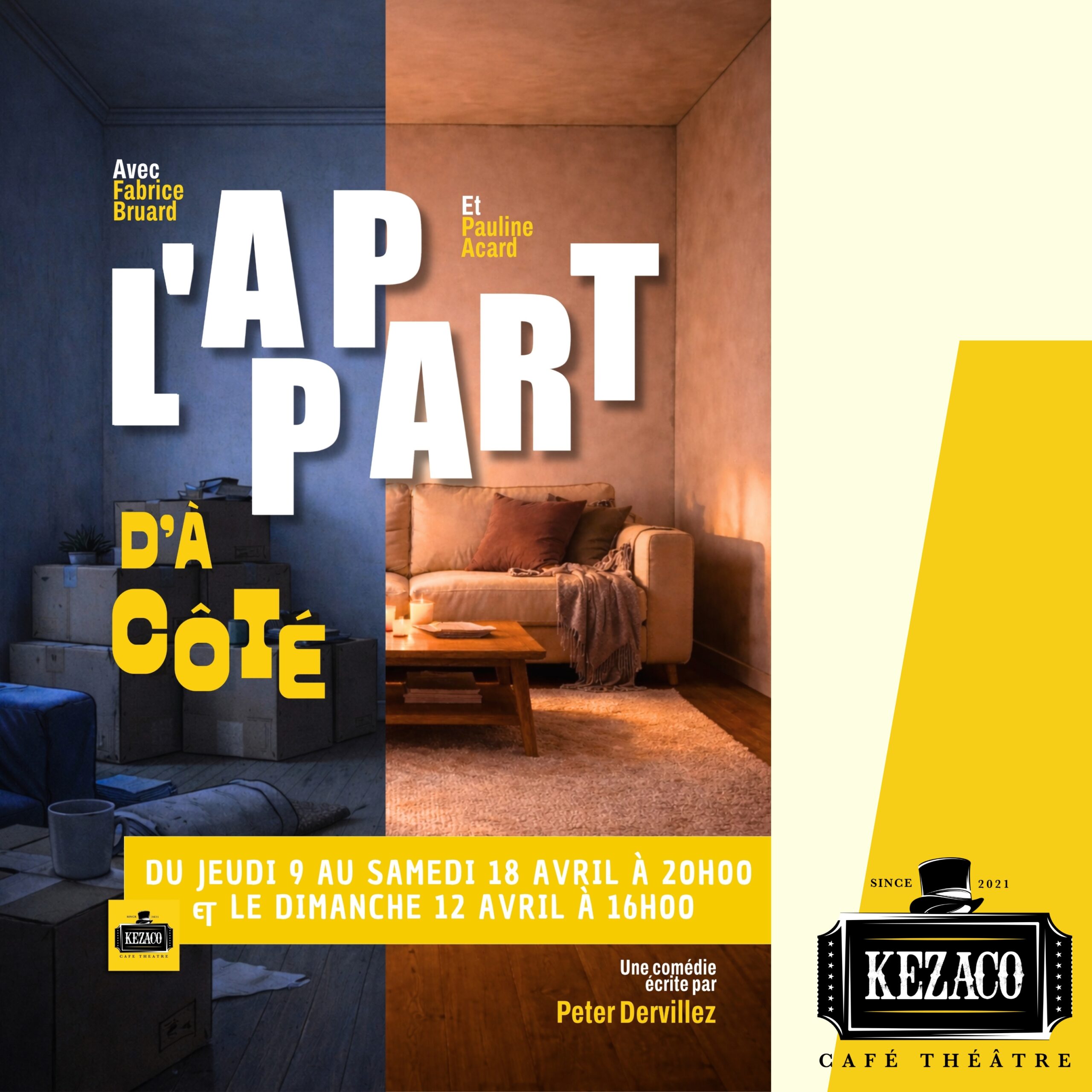 l'appart d'à côté au Kezaco Café-Théâtre