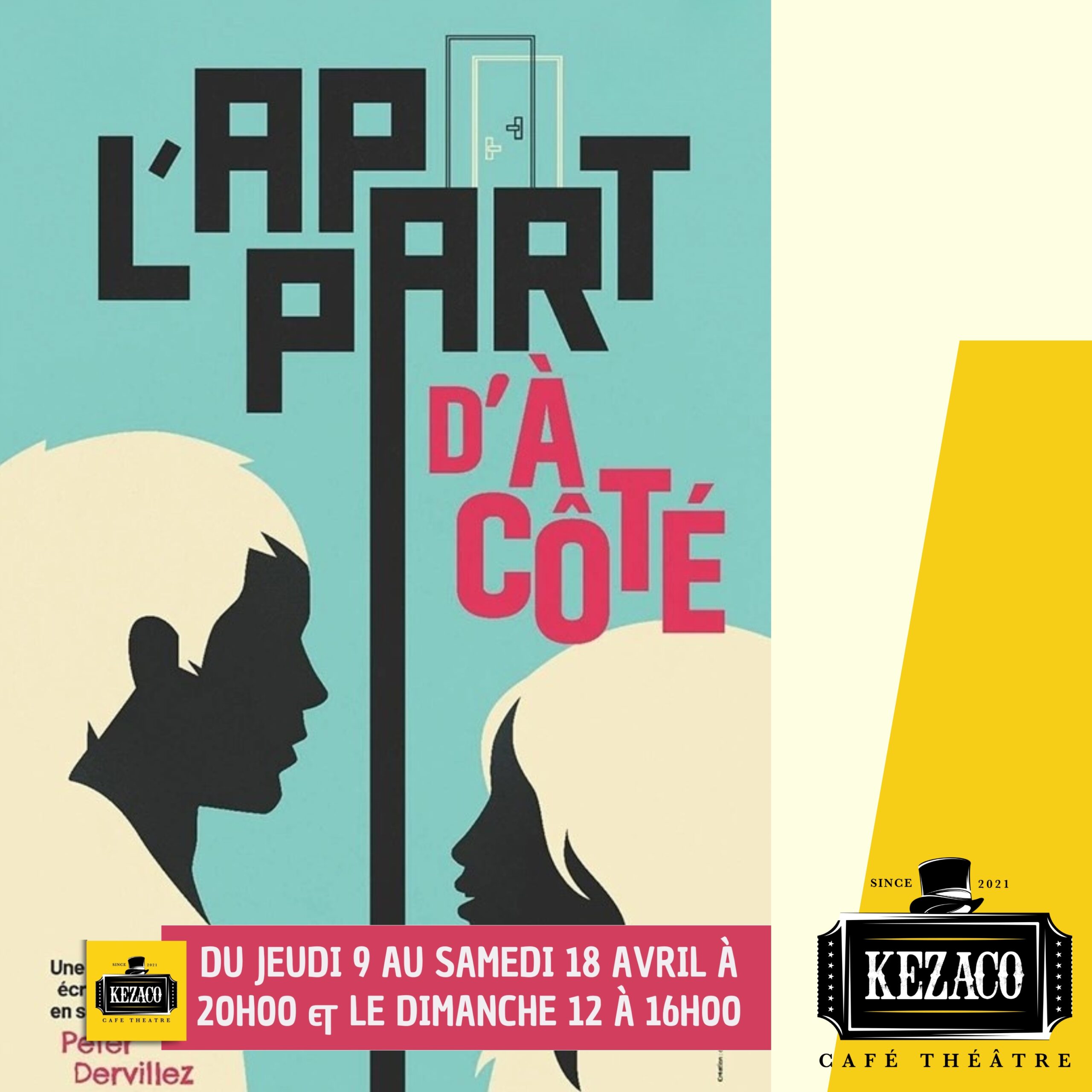 En avril au Kezaco, découvrez une comédie hilarante !