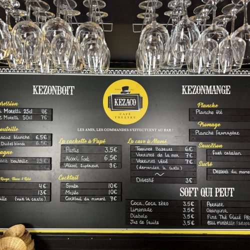 Menu du Kezaco